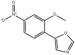 5-(2-METHOXY-4-NITROPHENYL)OXAZOLE Struktur