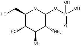 D-Glucosamine-1-phosphate Struktur