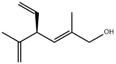 (2E,S)-2,5-Dimethyl-4-vinyl-2,5-hexadien-1-ol Struktur