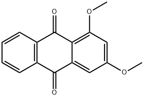 1,3-Dimethoxy-9,10-anthraquinone Struktur