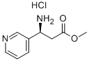 (S)-3-AMINO-3-(3'-PYRIDYL)PROPIONIC ACID METHYL ESTER HYDROCHLORIDE Struktur