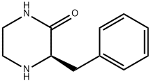 Piperazinone, 3-(phenylmethyl)-, (3R)- (9CI) Struktur