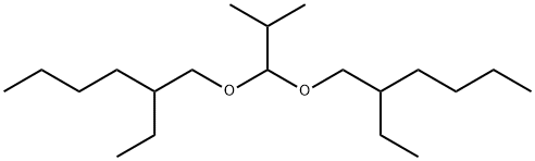 1,1'-[isobutylidenebis(oxy)]bis[2-ethylhexane] Struktur