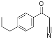 4-N-PROPYLBENZOYLACETONITRILE Struktur