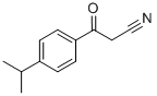 3-(4-ISOPROPYLPHENYL)-3-OXOPROPANENITRILE Struktur