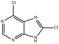 6,8-DICHLOROPURINE Struktur