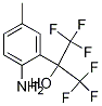 2-(2-AMino-5-Methyl-phenyl)-1,1,1,3,3,3-hexafluoro-propan-2-ol Struktur