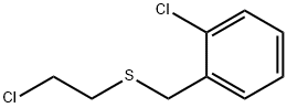 1-chloro-2-(2-chloroethylsulfanylmethyl)benzene Struktur