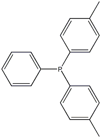 bis(4-methylphenyl)-phenyl-phosphane Struktur