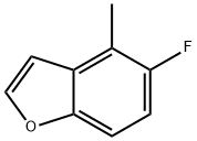 Benzofuran, 5-fluoro-4-methyl- (9CI) Struktur