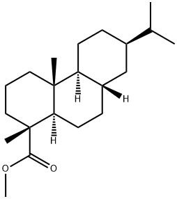 methyl [1R-(1alpha,4abeta,4balpha,7beta,8abeta,10aalpha)]-tetradecahydro-7-isopropyl-1,4a-dimethylphenanthren-1-carboxylate Struktur