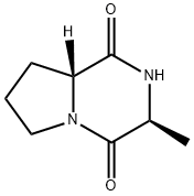 Pyrrolo[1,2-a]pyrazine-1,4-dione, hexahydro-3-methyl-, (3S,8aR)- (9CI) Struktur