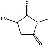 1-METHYL-3-HYDROXYSUCCINIMIDE Struktur