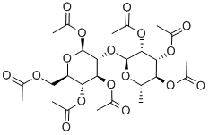 NEOHESPERIDOSE HEPTAACETATE Struktur