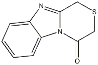 1H-[1,4]Thiazino[4,3-a]benzimidazol-4(3H)-one Struktur