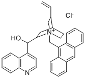 N-(9-ANTHRACENYLMETHYL)CINCHONINDINIUMCHLORIDE Struktur