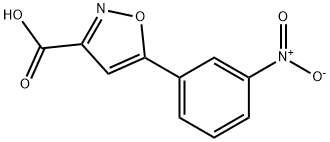 5-(3-NITROPHENYL)-3-ISOXAZOLECARBOXYLIC ACID Struktur