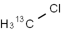 CHLOROMETHANE (13C) Struktur