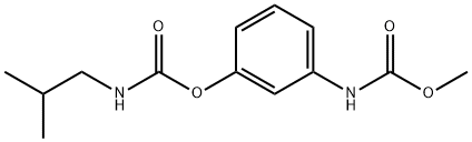 m-(Isobutylcarbamoyloxy)carbanilic acid methyl ester Struktur