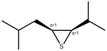 Thiirane, 2-(1-methylethyl)-3-(2-methylpropyl)-, cis- (9CI) Struktur