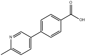 4-(4-(Carboxypyridin-3-yl)benzoic acid Struktur