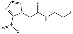 N-(2-Fluoroethyl)-2-(2-nitroimidazol-1-yl)acetamide Struktur