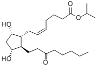 13,14-DIHYDRO-15-KETO PROSTAGLANDIN F2ALPHA ISOPROPYL ESTER Struktur