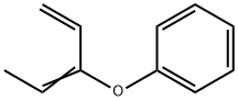 Benzene, [(1-ethenyl-1-propenyl)oxy]- (9CI) Struktur