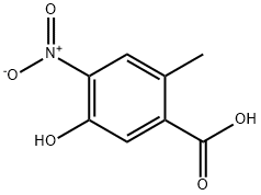 Benzoic acid, 5-hydroxy-2-methyl-4-nitro- (9CI) Struktur