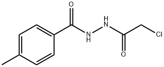 N'-(2-CHLOROACETYL)-4-METHYLBENZOHYDRAZIDE Struktur