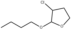 2-Butoxy-3-chlorotetrahydrofuran Struktur