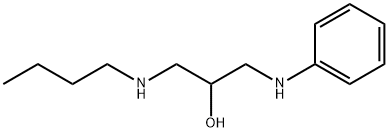 1-Anilino-3-(butylamino)-2-propanol Struktur