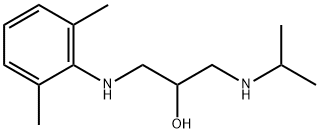 1-(Isopropylamino)-3-(2,6-xylidino)-2-propanol Struktur