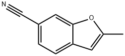 6-Benzofurancarbonitrile,  2-methyl- Struktur