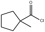 Cyclopentanecarbonyl chloride, 1-methyl- (8CI,9CI) Struktur