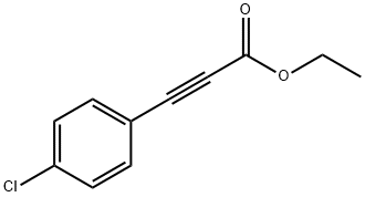 (4-CHLORO-PHENYL)-PROPYNOIC ACID ETHYL ESTER Structure