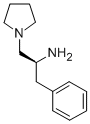 (S)-2-PHENYL-1-PYRROLIDIN-1-YLMETHYL-ETHYLAMINE
 Struktur