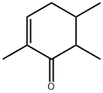 2,5,6-trimethylcyclohex-2-en-1-one  Struktur