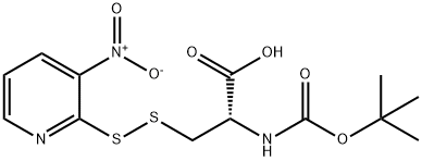 BOC-D-CYS(NPYS)-OH Struktur