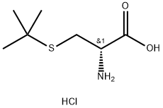 H-D-CYS(TBU)-OH HCL Struktur