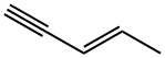 3-Penten-1-yne, (3E)- (9CI) Struktur