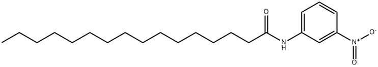 HexadecanaMide, N-(3-nitrophenyl)- Struktur