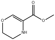 2H-1,4-Oxazine-5-carboxylicacid,3,4-dihydro-,methylester(9CI) Struktur