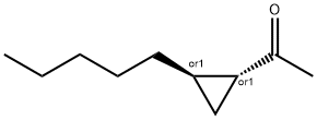 Ethanone, 1-(2-pentylcyclopropyl)-, trans- (9CI) Struktur