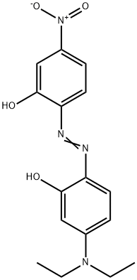 5-(diethylamino)-2-[(2-hydroxy-5-nitrophenyl)azo]phenol Struktur