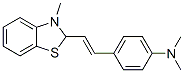 N,N-dimethyl-4-[(E)-2-(3-methylbenzothiazol-2-yl)ethenyl]aniline Struktur