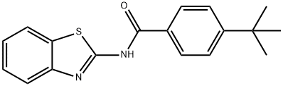 N-(1,3-benzothiazol-2-yl)-4-tert-butylbenzamide Struktur