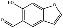 5-Benzofurancarboxaldehyde,  6-hydroxy- Struktur