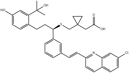 25-Hydroxy Montelukast Struktur