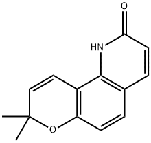 1,8-Dihydro-8,8-dimethylpyrano[2,3]quinolin-2-one Struktur